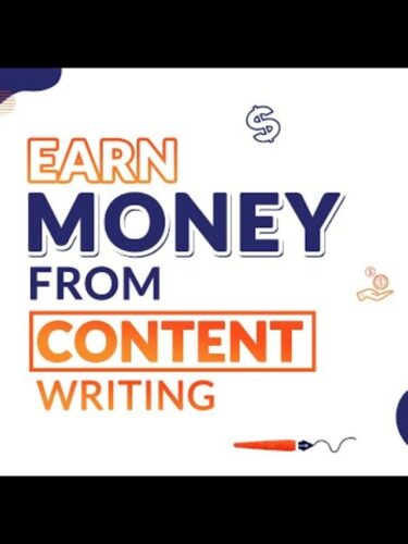 How can I earn money from content writing?
