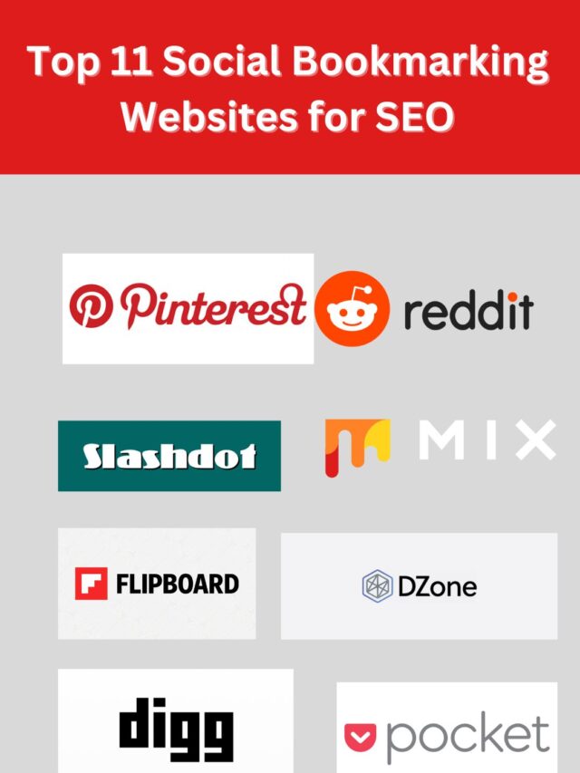 Discover the Top 11 Social Bookmarking Websites for SEO