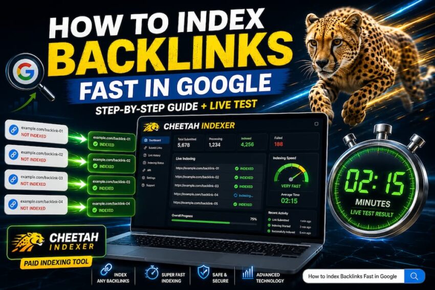 How to Index Backlinks Fast in Google